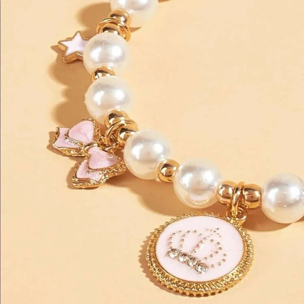 Faux Pearl Charm Decor Pet Necklace 🐈